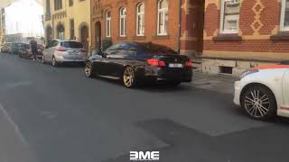 Waking up some germans 😂 Coldstart a straight piped BMW M5 F10!