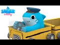 Shark Academy! - WHEELS ON THE BUS + MORE Songs for kids - Nursery Rhymes 👶