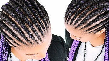 How To: Feed In Braids FOR BEGINNERS! (Step By Step)