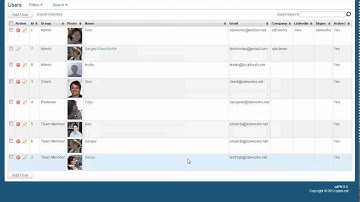 Users in qdPM 8.0 Free Project Management