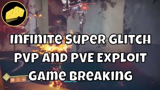 Infinite Super Glitch PVP and PVE Exploit Also Infinite Dodge - Game Breaking