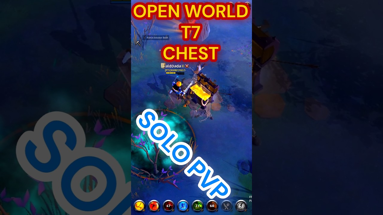 Open a T7 Chest on Albion Online Open World!