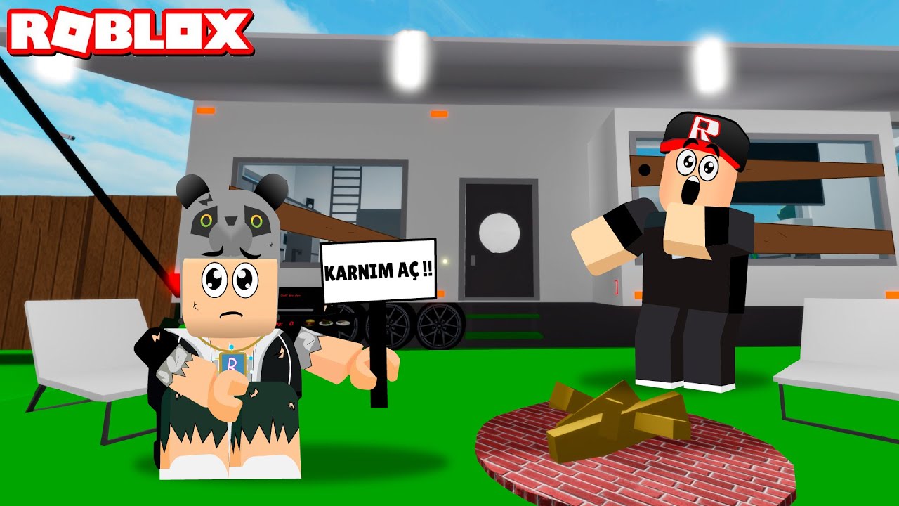 Fakir Oldum Panda Ile Roblox Brookhaven Youtube - roblox harika panda