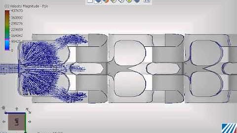 Computerized Fluid Dynamic Simulation of silencer