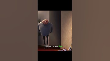 Did You Know That in Despicable Me (2010).... #shorts