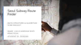 Data Structure & Algortihm | Seoul Subway Route Finder | Python (Djikstra)