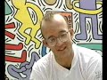 Keith Haring interviewed by Clare Ann Matz, Pisa, Italy 1988 - TuttoMondo (All the world) mural