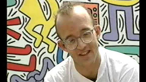 Keith Haring interviewed by Clare Ann Matz, Pisa, ...