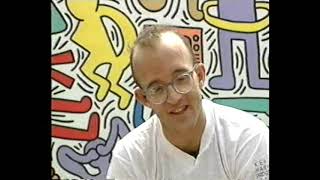 Keith Haring Interviewed By Clare Ann Matz, Pisa, Italy 1988 - Tuttomondo All The World Mural