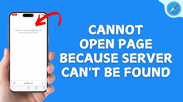 How to Fix Safari Cannot Open the Page Because the Server Can