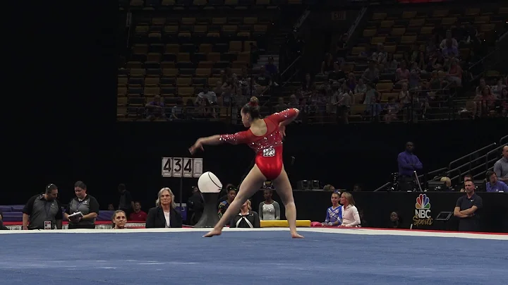 Deanne Soza  Floor Exercise  2018 U.S. Gymnastics ...