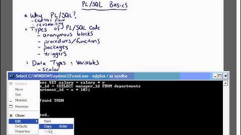 8 Oracle OCA 9i & 10G   PL SQL Basics