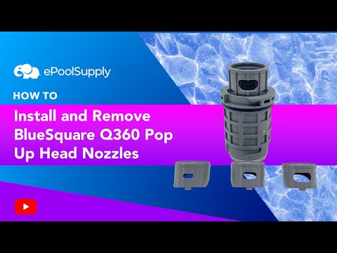 Install and Remove BlueSquare Q360 Pop Up Head Nozzles - YouTube