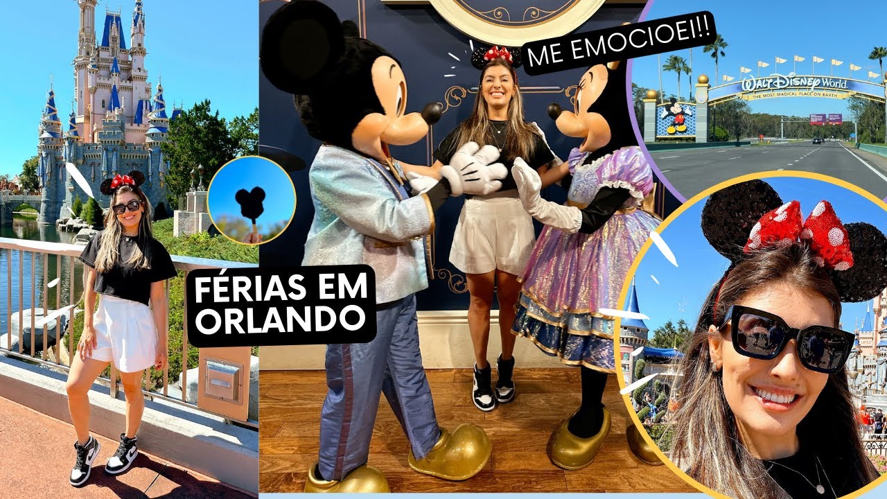 VLOG FÉRIAS EM ORLANDO, os PARQUE DA DISNEY MAGIC Kingdom