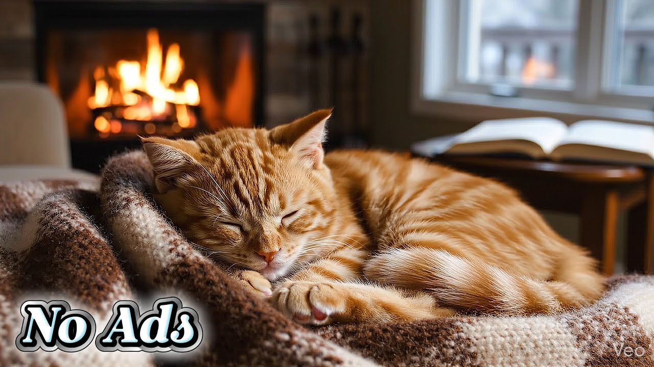 Peaceful Music for Cats 🐾 Gentle Sleep Sounds for Stress Relief