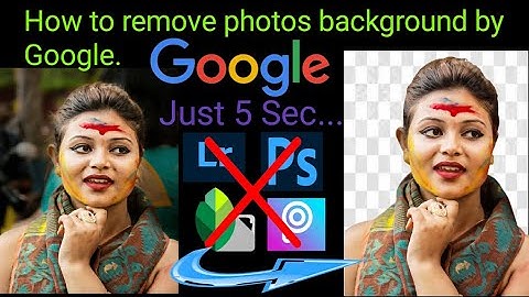 How to remove photos background by Google | How to erase background in photo | background remove