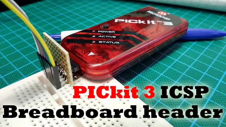 Making breadboard connector for PICkit 3 programmer (part 1/2)