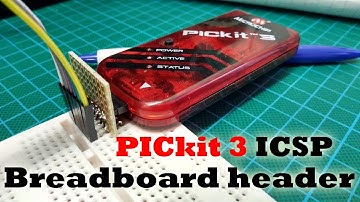 Making breadboard connector for PICkit 3 programmer (part 1/2)