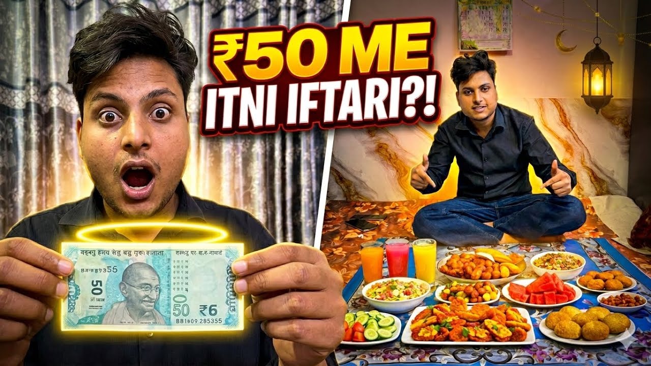 Living on Rs 50 for IFTAR Challenge / Iftar In Rs 50 Rupees / Ramadan Special