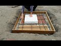 Плита своими руками! Установка люка! How to pour a concrete slab.  Manhole Cover Installation! Diy