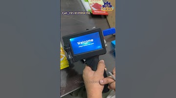 Wireless Portable Printer | Batch Coding machine #creatureindustry #miniprinter 📞 +91-9335994356