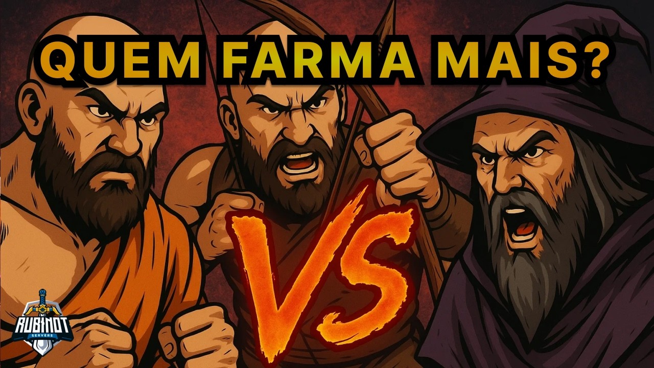Quem farma mais solo no rubinot RP, Monk ou MS?