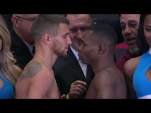 Official weigh-in for Vasyl Lomachenko vs. Guillermo Rigondeaux | ESPN