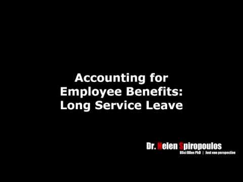 Accounting for Long Service Leave example