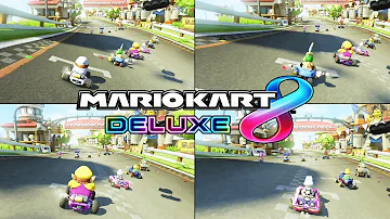 Má hra Mario Kart 8 rozdělenou obrazovku?