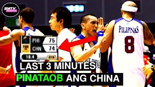 PANAHONG PINATAOB NG PILIPINAS ANG MALAKAS NA CHINA SA FIBA