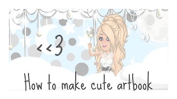 How To Make Cute Artbook |MSP|