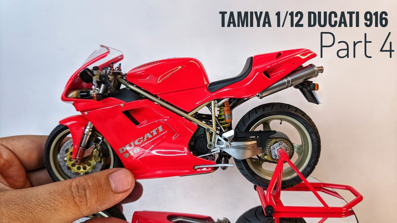 How to build TAMIYA 1/12 Ducati 916 - PART 4 (FINISH) 