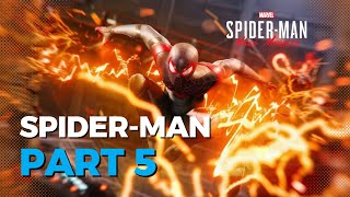 SPIDER-MAN MILES MORALES Gameplay Walkthrough Part 5 FULL GAME - No Commentary