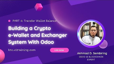 Part 4: Transfer  Wallet Balance. Building Cryptocurrency e-Wallet and Exchanger System with Odoo
