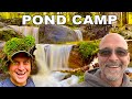 Building a *POND and WATERFALL* in the Poconos