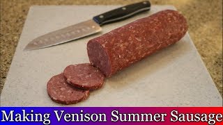 Making Venison Summer Sausage