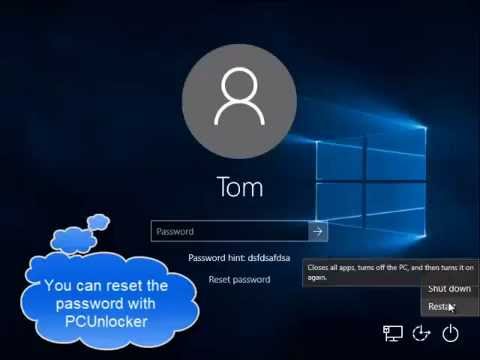 how to crack password windows 10