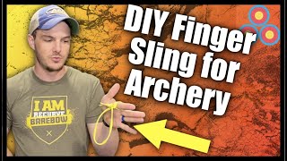 How To Make Your Own Finger Sling for Archery | Shoelace Finger Sling DIY