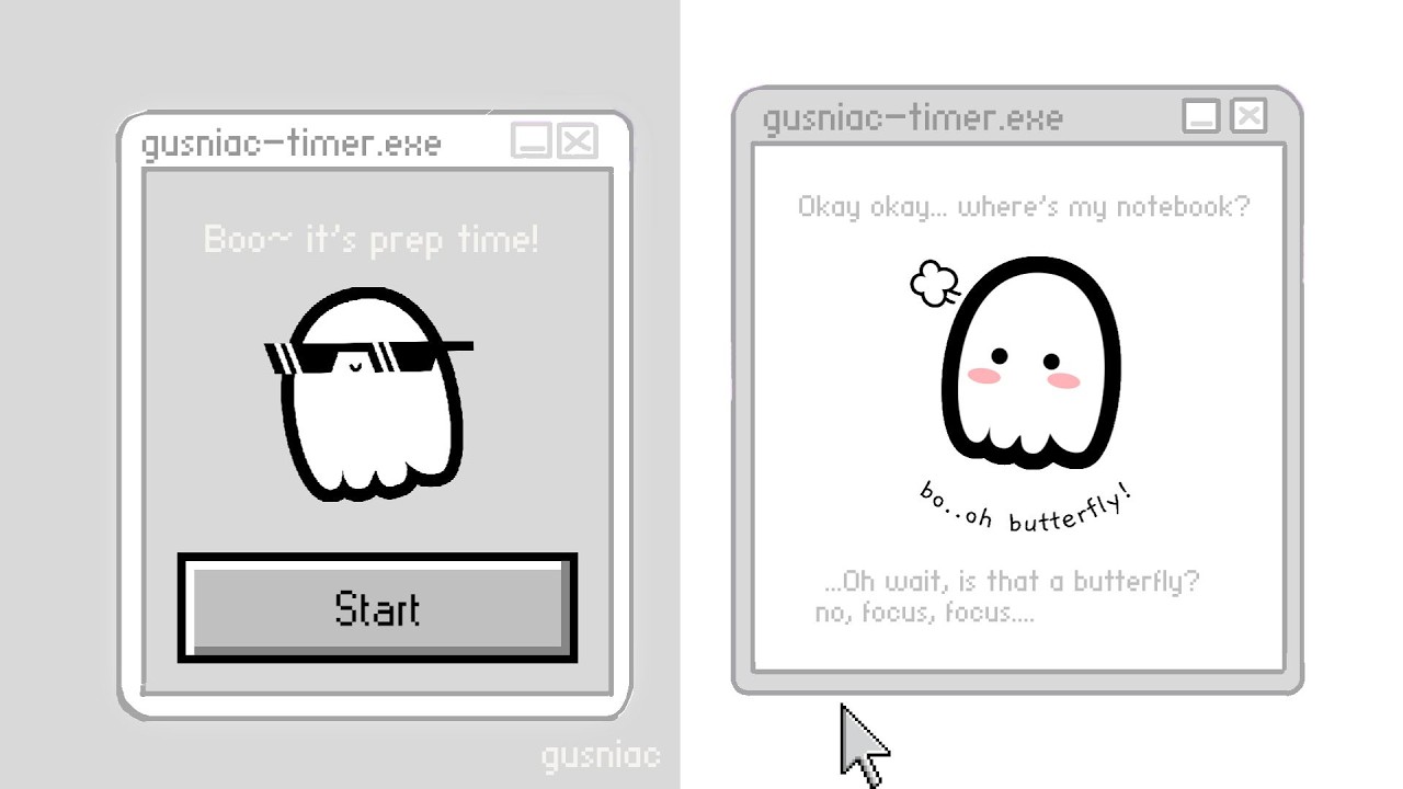Study With ADHD Ghost 👻 30/5 Halloween Pomodoro Timer | Lofi, No Mid Rolls