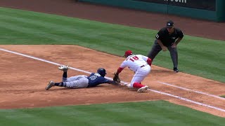 TB@LAA: Bridwell picks off Smith at first base