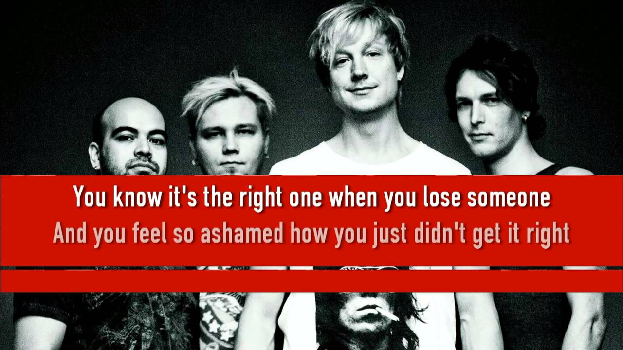 Choose To Be Me Sunrise Avenue Lyrics Sunrise Avenue - The Right One (Lyrics Video) [HD] - YouTube