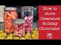 CLEARANCE CHOCOLATE! How to store Holiday Candy in Your Pantry