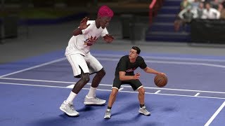 Can A Giant 0 Overall Player Beat A Tiny 99 Overall Player In A 1v1? NBA 2K18 Challenge!