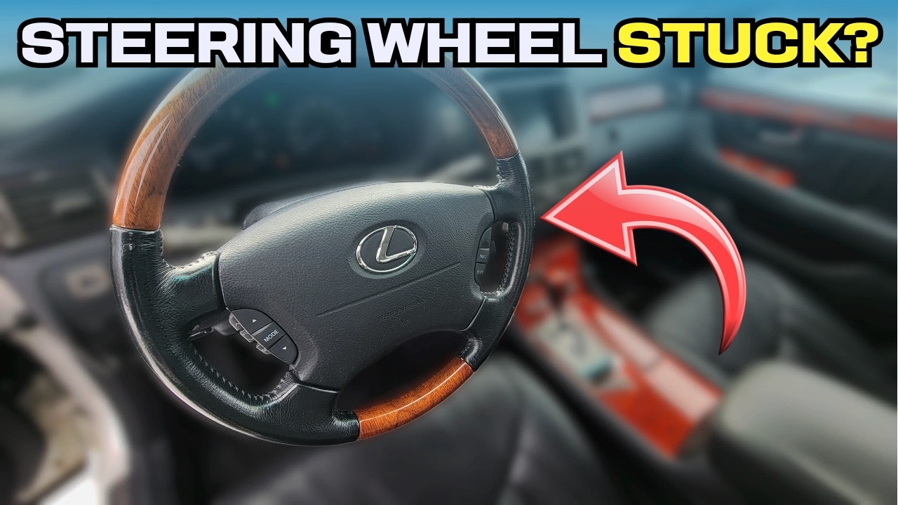 Fixing the Lexus LS430 Steering Wheel That Won’t Move In or Out (Common Failure)