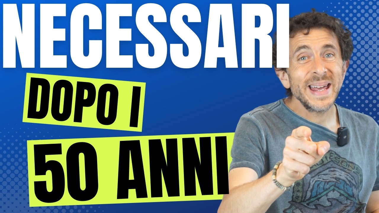 8 nutrienti INDISPENSABILI dopo i 50 anni (li assumi tutti?)