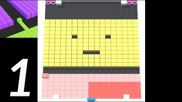 🖌 COLOR FILL 3D | Can You Fill The Board? | Gameplay Walkthrough | Level 1- 10 | (iOS, Android)