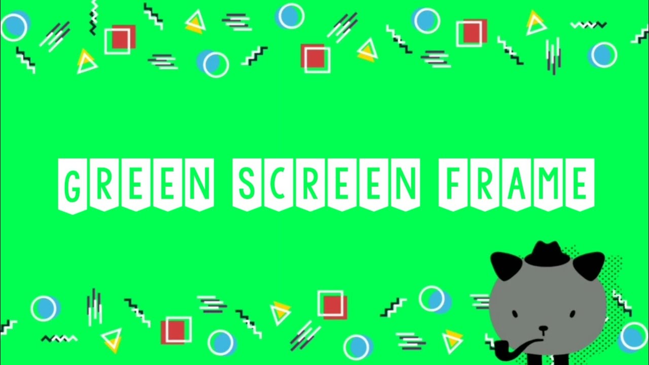 green screen frame effect - YouTube