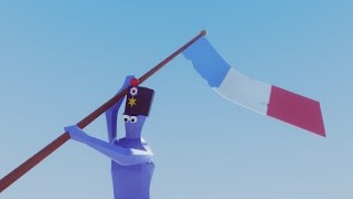 Totally Accurate Battle Simulator: Napoleonic Flag Bearer and Swordsman