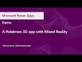 A Pokémon 3D App with Mixed Reality - Demo