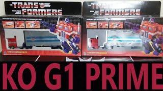 4th Party Transformers G1 Optimus Prime WITH COMPARISONS
